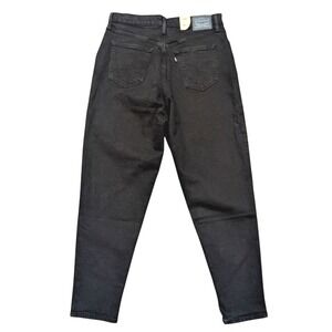 NEW‎ Levi's Womens 32 Jeans High Rise Mom 90s Style Black Denim Tapered Leg NWT